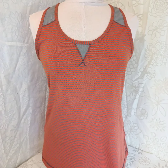 Lole Striped Mesh Racerback Tank Top - Picture 2 of 12
